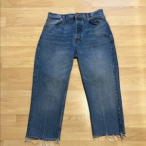 Reformation Cynthia Jeans High Rise Crop size 30